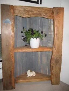 نحوه ساخت یک قفسه گوشه ای از چوب اصلاح شده