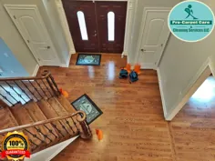 WOOD FLOOR / تمیز کردن عمیق توسط خدمات مراقبت و تمیز کردن موکت؟