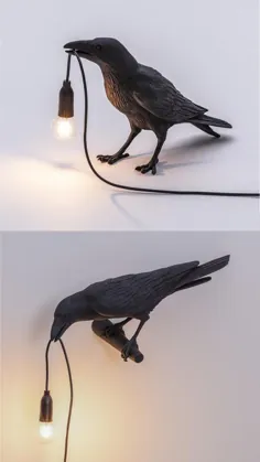 چراغ و دکور منحصر به فرد LED پرنده