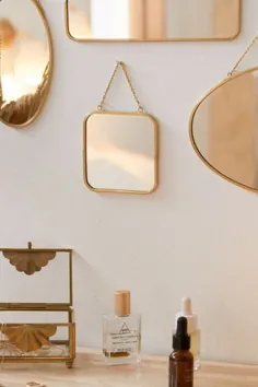 آینه دیواری آویز کوچک