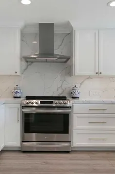 بازسازی آشپزخانه سفید انتقالی در بلک هاوک