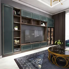 منبع کابینت تلویزیون دیواری تخته سه لا چوبی لوکس برای کابینت خانه کامل در m.alibaba.com