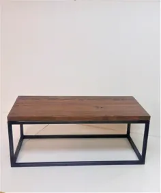 میز قهوه چوبی اصلاح شده Wilner Design Solid Reclaimed |  اتسی