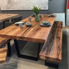 میزهای ناهار خوری ساخته شده از بلوط اصلاح شده از هولورک-هامبورگ