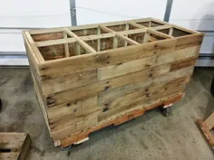 قفسه ذخیره سازی چوب پالت DIY |  FixThisBuildThat