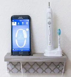 ایستگاه شارژ تلفن DIY برای حمام