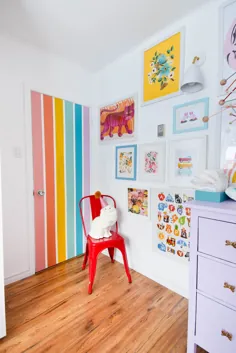 DIY Rainbow Nursery Door • PMQ برای دو نفر