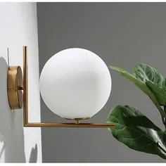 Modern Globe Sconce Bathroom Vanity Mid Century Wall Sconce |  اتسی