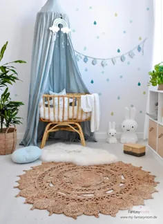Babyzimmer mit Rattan ، Bambus و Holzdeko einrichten؟