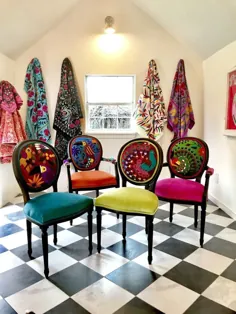 Mexikanische Textilien، die begeistern - ایده های اثاثه یا لوازم داخلی