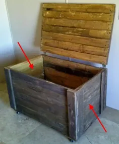 قفسه سینه چوبی ذخیره سازی چوبی DIY - TeeDiddlyDee