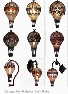 لامپ های باروک Whimsically