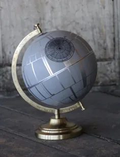 Globe Star Death Painted - طراحی علمی تخیلی