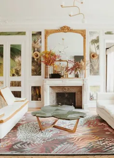 تور خانه: آپارتمانی در پاریس که معماری کلاسیک و کاغذ دیواری با مضمون سفر سفارشی را ترکیب می کند