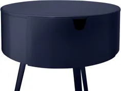 Bali Navy End Table 835 Meridian Furniture End & Accent Table