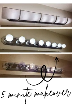 Ez Light Wraps - تعمیر سریع برای پوشش چراغ های هالیوود در حمام |  وسایل روشنایی خانگی