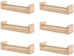 Ikea Wood Spice Rack 400.701.85 ، بسته 6