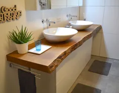 Holzwunder - Aus Massivholz: Waschtisch für Ihr Badezimmer