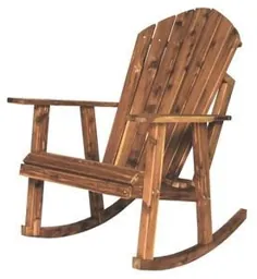 گزینه های صندلی گهواره ای Amish Cedar Wood Adirondack را انتخاب کنید (شناسه: 49105)
