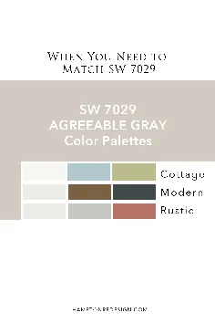 پالت رنگ مدرن با استفاده از SW 7029