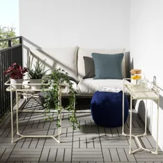 KRYDDPEPPAR Piedestal ، بوم- / utomhus بژ - IKEA