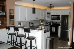 بازسازی آشپزخانه DIY - کاملاً آشکار - طرح های Ellery