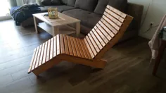 صندلی عرشه چوبی