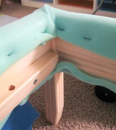 DIY |  Ikea Fjellse Hack: How to Upholster A Bed |  عمرسون و پانزدهم
