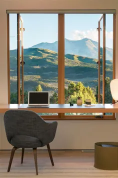 اقامتگاه مدرن کلرادو "خانه در محدوده" را دوباره تعریف می کند |  لوکس داخلی + طراحی