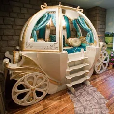 تختخواب های فانتزی برای کودکان: از اتومبیل های مسابقه ای گرفته تا کالسکه های کدو تنبل!