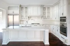 کابینت های آشپزخانه لعاب دار - انتقالی - آشپزخانه - خانه های Stonecroft