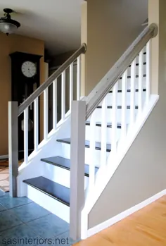 فرش به پله های چوبی