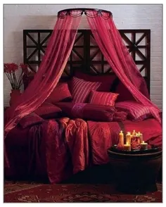 ایده های اتاق خواب قرمز برای زوج ها