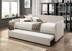 Acme Corporation Jagger Fog Fabric Daybed & Trundle (اندازه دوقلو)