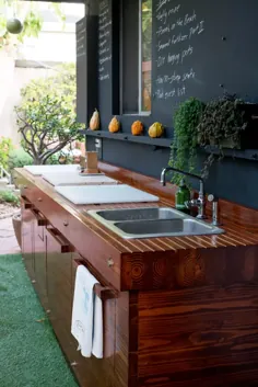 Fresco را با این 12 ایده کوچک آشپزخانه در فضای باز بپزید