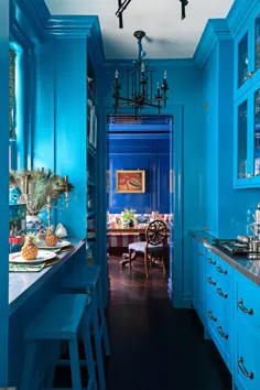 بهترین 12 رنگ رنگ آبی برای کابینت آشپزخانه