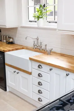 کابینت آشپزخانه چوب جامد