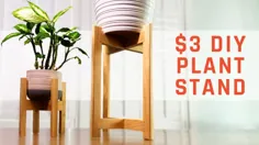 3 $ DIY گیاهان مدرن پایه ایستاده با برنامه های رایگان!