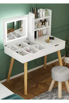 میز آرایش اتاق ذخیره سازی لوازم آرایشی و بهداشتی مبلمان میز آرایش ساده اتاق خواب مدرن