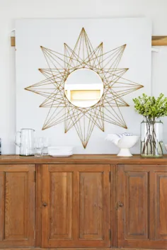 این آینه ساده DIY هر دیوار خسته کننده ای را در خانه شما ارتقا خواهد داد