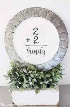 Thwarted Plate Farmhouse Wall Art