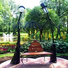 52 ایده برای طراحی چراغ باغی که باعث می شود باغ خانه شما زیبایی به نظر برسد ~ Matchness.com