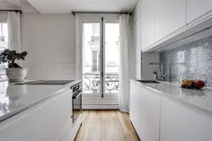 دکوراسیون کلاسیک ، مبلمان یکپارچهسازی با سیستمعامل و شخصیت مینیمالیستی: آپارتمانی در پاریس ◾ عکس ◾ ایده ها طراحی