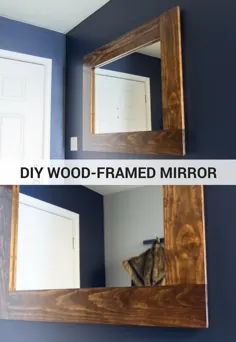 آموزش آینه چهار چوب DIY