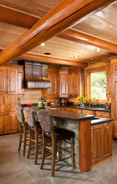 یک خانه اسکی با الهام از لژ در Mount Hood ، Oregon - Mountain Living