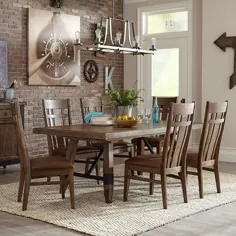 مجموعه میز و صندلی ناهار خوری River 7 Piece توسط Intercon در Sheely's Furniture & Appliance