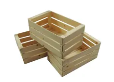 3 جعبه چوبی کوچک کاملاً مونتاژ شده |  اتسی