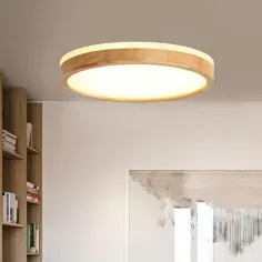 اسکاندیناوی چوبی گرد LED فلاش کوه
