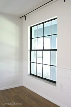 روش: رنگ آمیزی شیشه های پنجره سیاه - خاک اره 2 بخیه