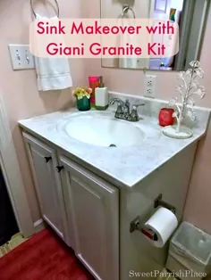 سینک ظرفشویی حمام با کیت گرانیت جیانی |  مکان شیرین پریش
